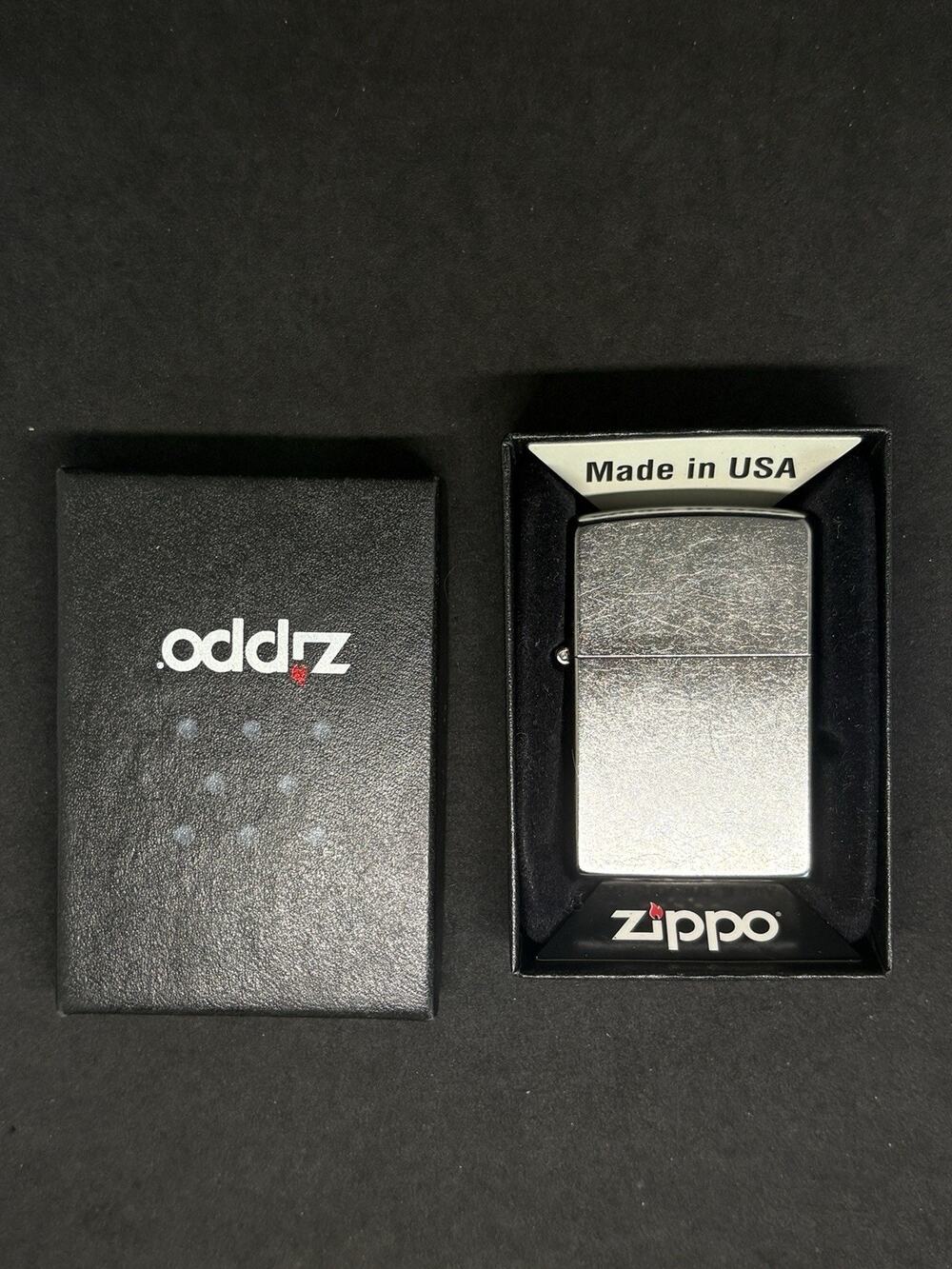 Zippo 207 Regular Street Chrome Windproof Lighter. NIB MADE USA LIFETIME WARR